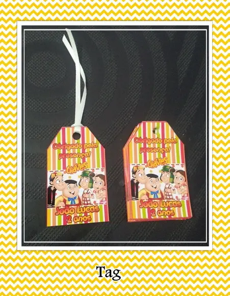 Tag para lembrancinhas