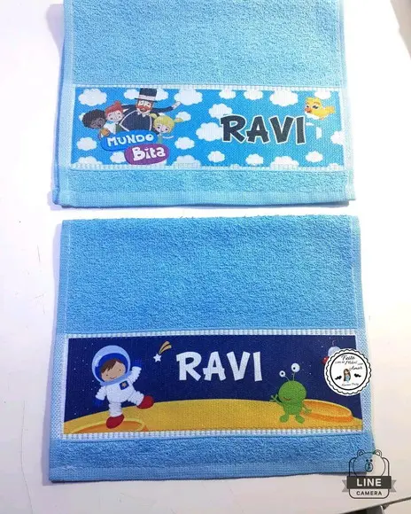 Toalha lavabinho personalizada