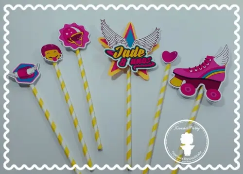 Topper cake Soy Luna