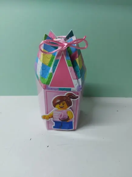 20 Caixas Lego Rosa