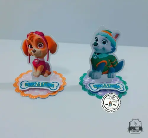 Aplique 3d Patrulha Canina