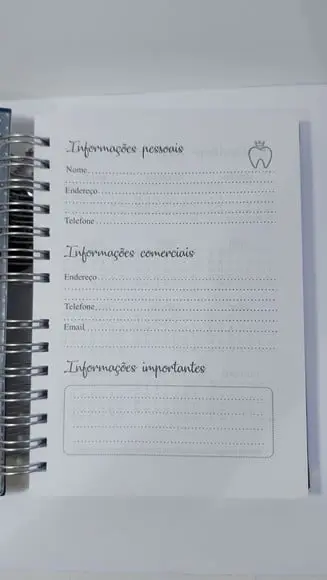 Caderno Agendamentos Dentista