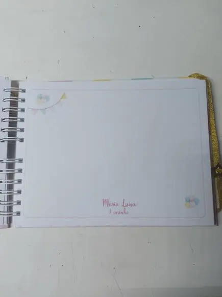 Caderno Assinatura Circo Aquarela