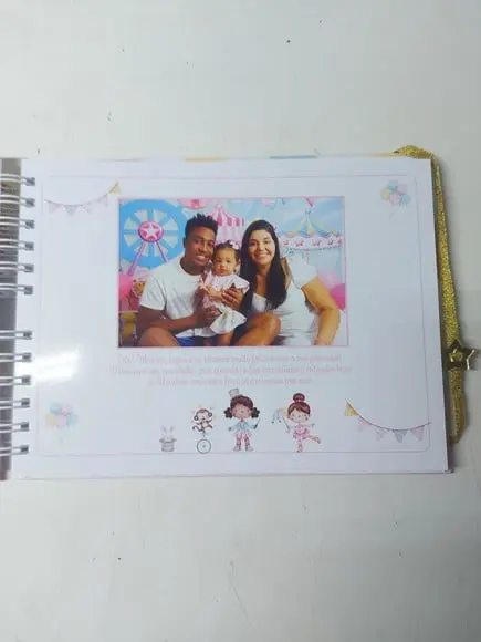 Caderno Assinatura Circo Aquarela