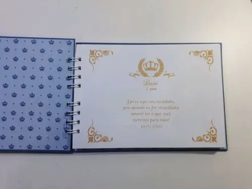 Caderno Assinatura Realeza