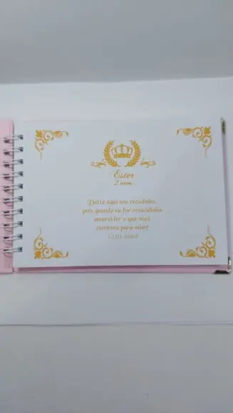 Caderno Assinaturas Minnie Rosa