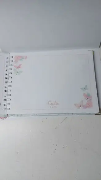 Caderno Mensagens Jardim das Borboletas