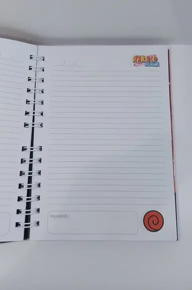 Caderno Naruto
