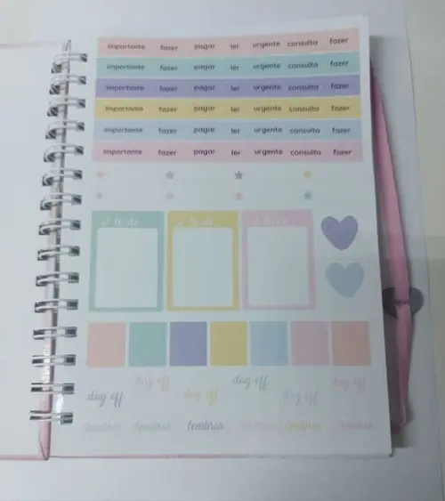 Caderno Personalizado Letra