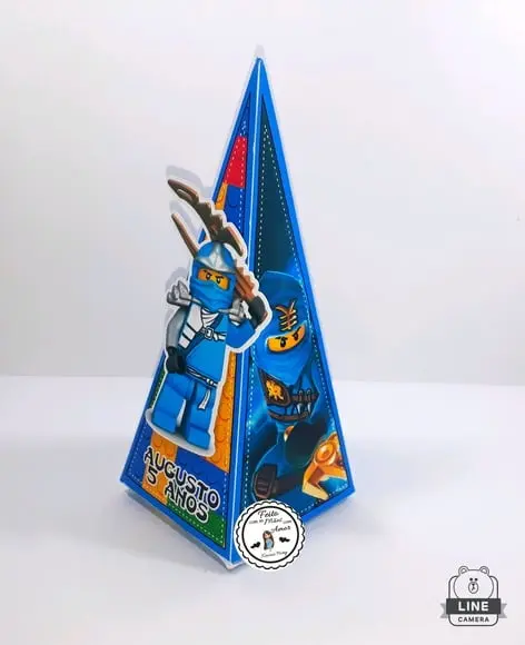 Caixa Pirâmide Ninjago