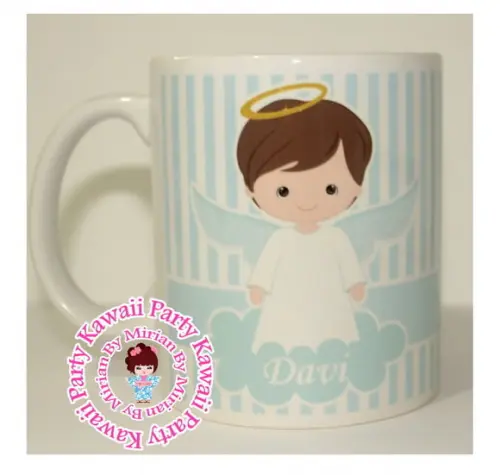 Caneca personalizada batizado