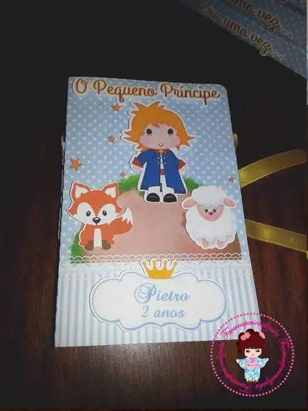 Convite Livro Pequeno Príncipe