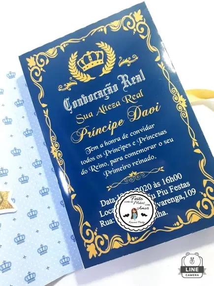 Convite Livro Realeza