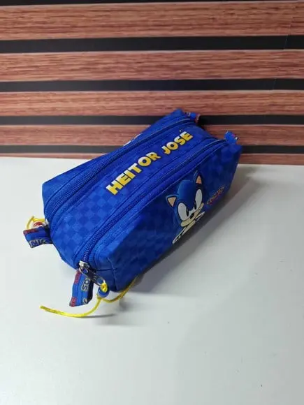 Estojo Duplo Sonic