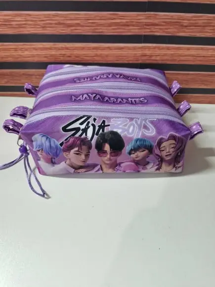 Estojo Triplo Guerreiras do Kpop