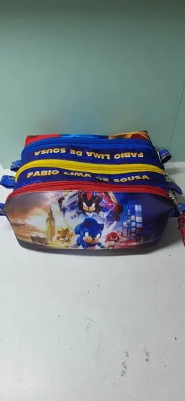 Estojo Triplo Sonic 3