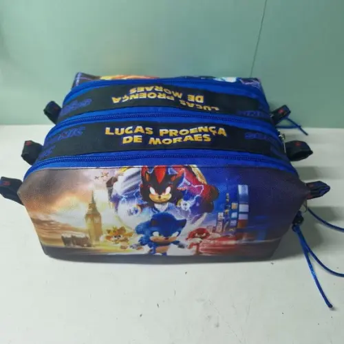Estojo Triplo Sonic 3