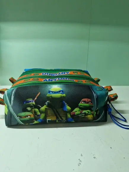 Estojo Triplo Tartarugas Ninja