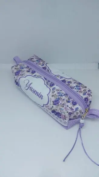 Kit Caderno Flores Lilas