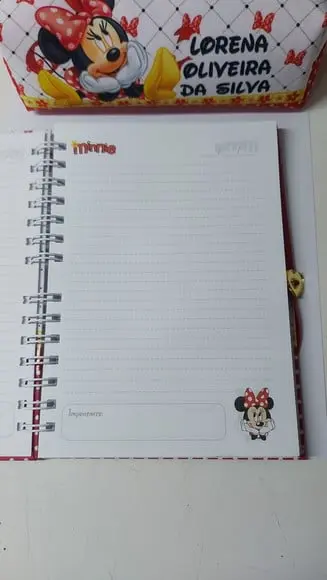Kit Caderno Minnie