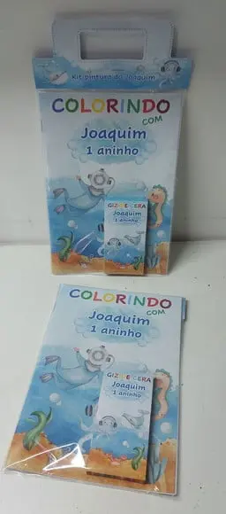 Kit Colorir Fundo do Mar