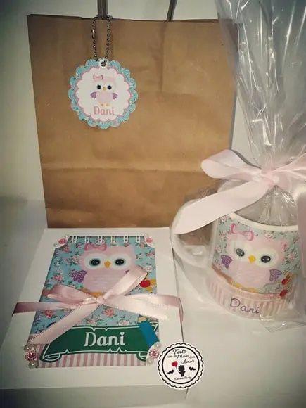 Kit caneca e bloquinho anotações