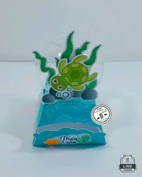Kit Fundo do Mar 50 Itens