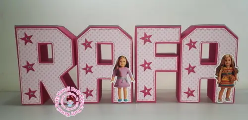 Letras 3d American Girl