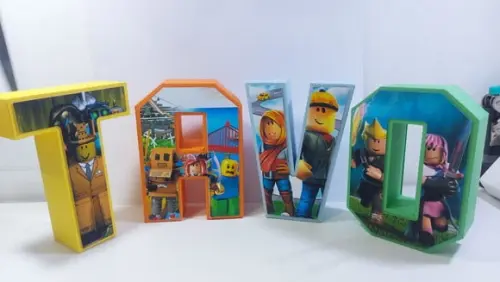 Letra 3d Roblox