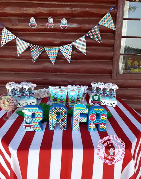 Letras 3d Thomas e Seus Amigos