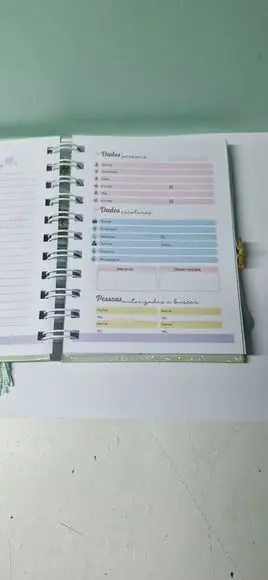 Mini Agenda Planejamento Escolar