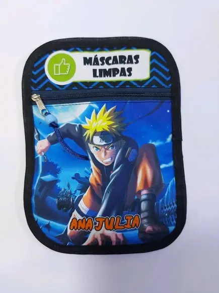 Porta máscaras duplo Naruto