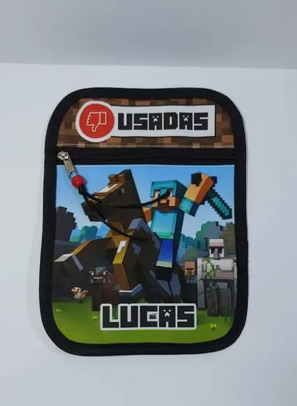 Porta máscaras minecraft