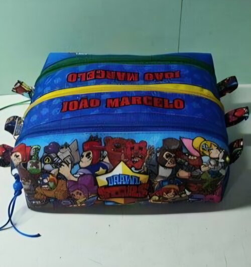 Estojo Triplo Brawl Stars