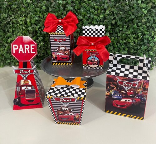 Kit personalizado Carros - Lembrancinha aniversário