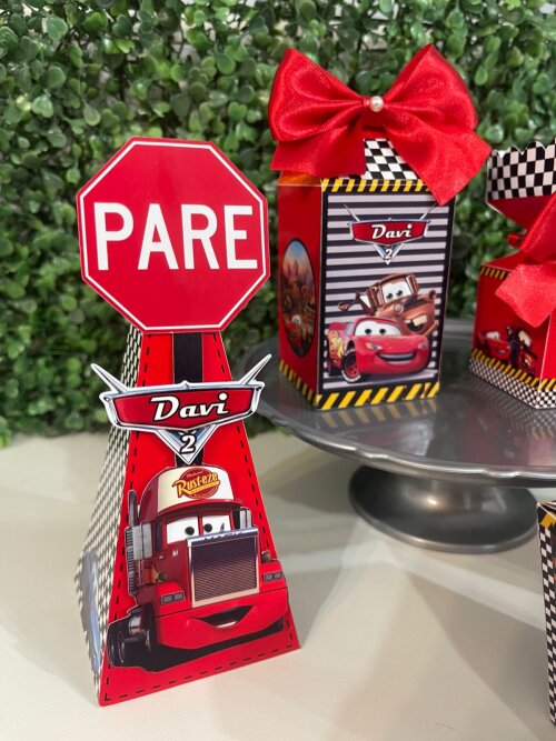 Kit personalizado Carros - Lembrancinha aniversário