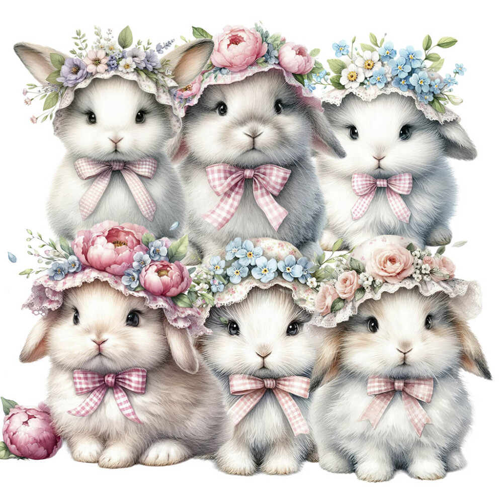 22 Cliparts Coelhos Fofinhos PNG Fundo Transparente