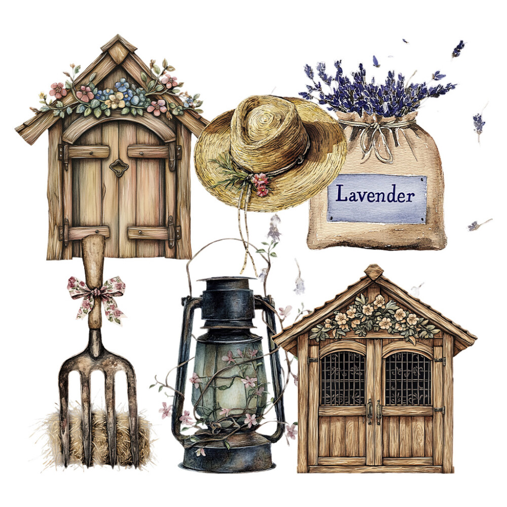 20 Cliparts Fazenda Encantada PNG Fundo Transparente