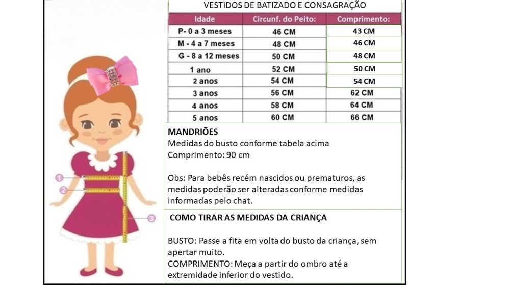 mandrião para batizado menina