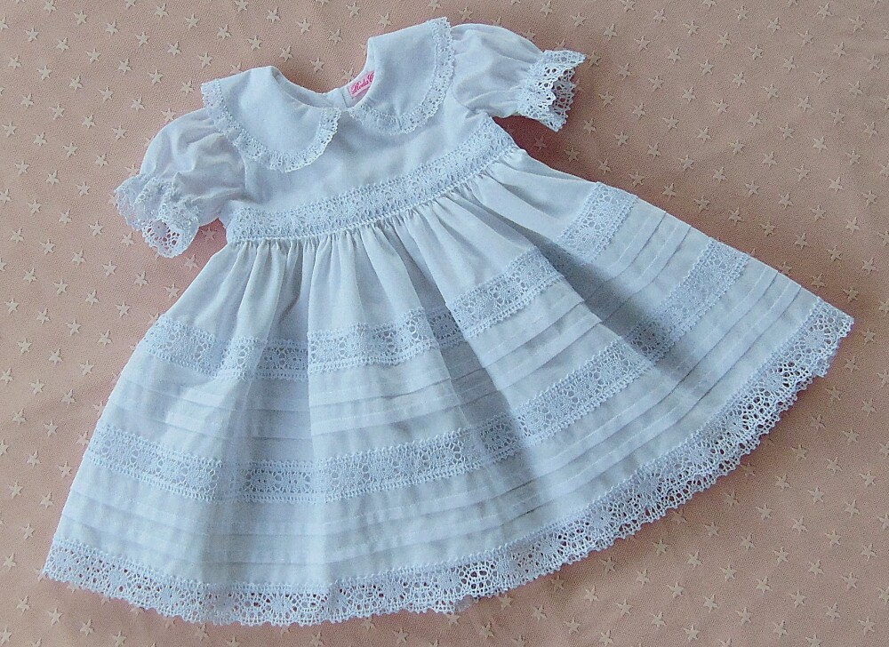 Vestido de batizado branco bebê infantil menina