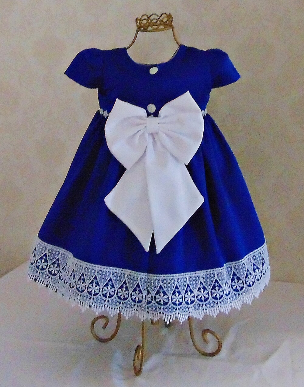 Vestido infantil de festa para bebê menina