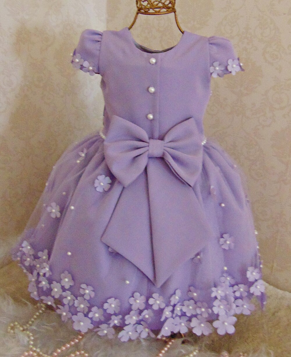 Vestido infantil jardim encantado ou festa para bebê menina com 