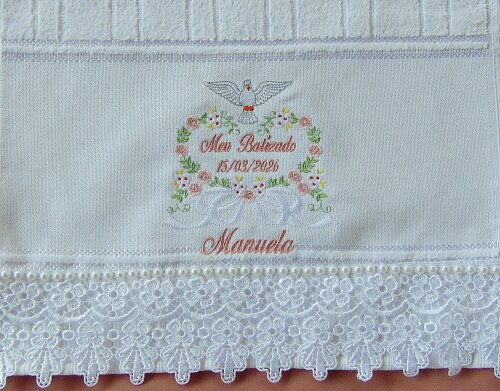 Toalhinha para batizado