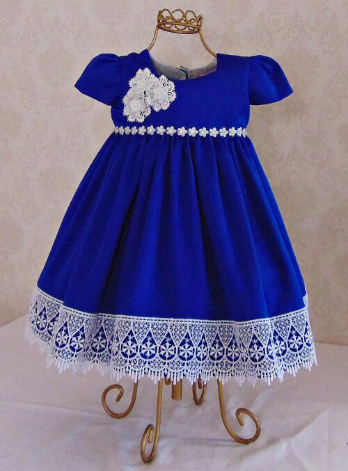 Vestido infantil de festa para bebê menina