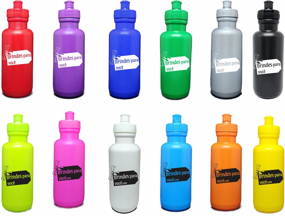garrafa de água SQUEEZE 500 ML Plastico personalizado 1 cor em s