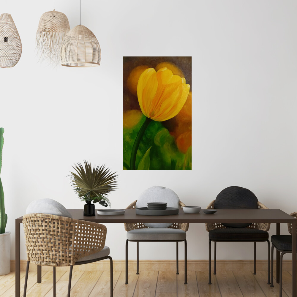 Pintura A Beleza da Renovação óleo sobre tela