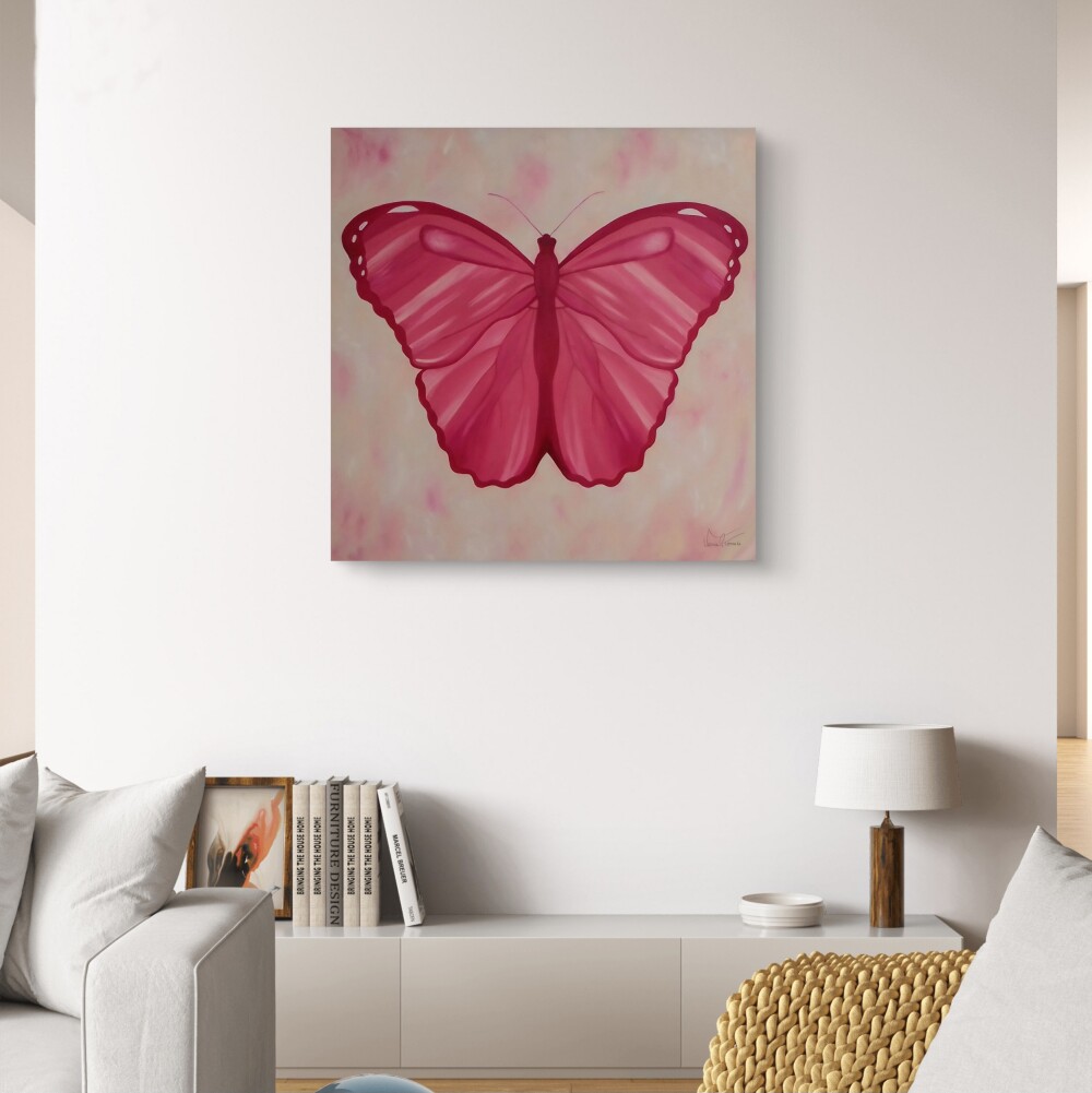 Quadro O Voo da Borboleta Pintura a óleo