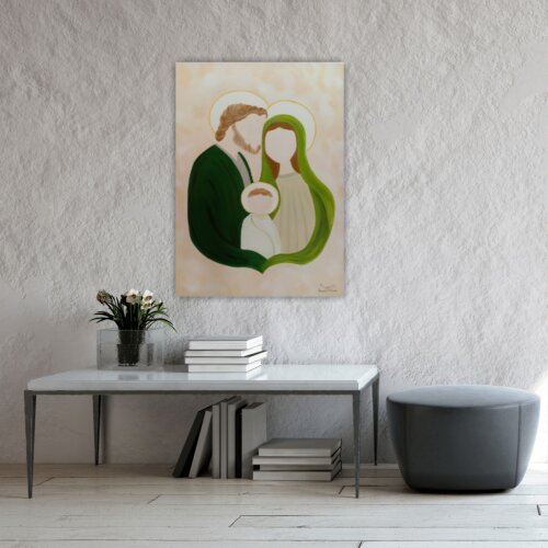 Quadro Sagrada Família Pintura a óleo