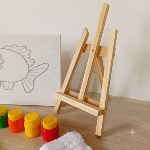Kit de Pintura – Caixa Box Presente - tela peixinho