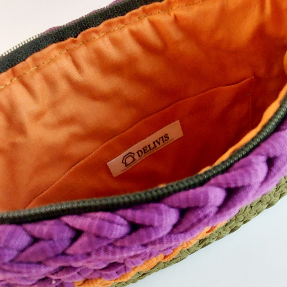 Bolsa de mão de crochê Horizonte